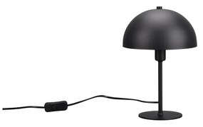 Lampada da tavolo nera opaca (altezza 30 cm) Nola - Trio