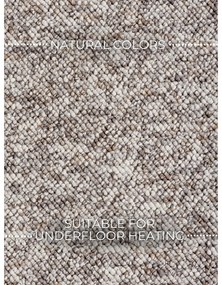 Tappeto grigio lavabile 240x340 cm Rocco Taupe – Elle Decoration