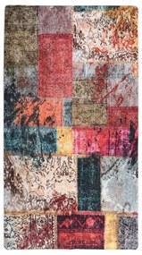 Tappeto Lavabile Patchwork 190x300 cm Multicolore Antiscivolo