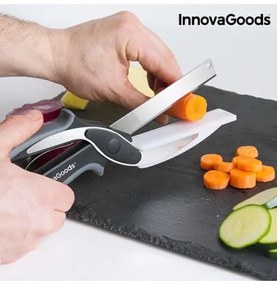 Coltello-Forbici con Mini Tagliere Integrato Scible InnovaGoods