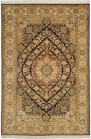 Tappeto 190x130 Beige (Indian) Annodato A Mano