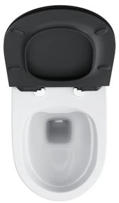Ravak X01862 - Sedile WC a chiusura rallentata SoftClose VITA SLIM, nero