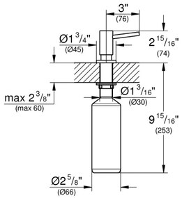 GROHE 40535GL0 - Dispenser di sapone COSMOPOLITAN 500 ml dorato