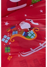 Set copripiumino e federa da bambini rosso per culla 120x150 cm Santa's Christmas Presents – Catherine Lansfield