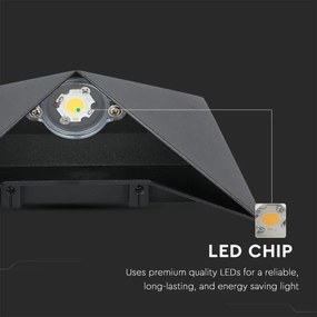 Applique a LED da esterno LED/5W/230V 3000K IP65 nero