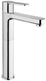 Miscelatore lavabo tipo alto Jacuzzi   rubinetteria Eolo ottone cromato per piletta clic clac 0E000493JA00