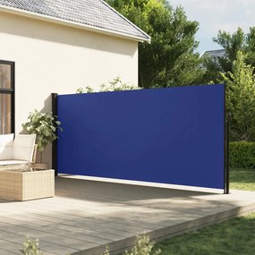 Tenda Da Sole Laterale Retrattile Blu 180x600 Cm /