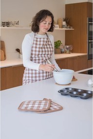 Grembiule in cotone Gingham – Tiseco Home Studio