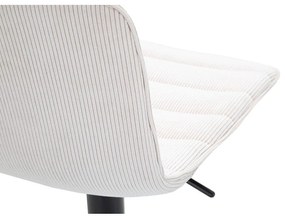 Sgabello da bar bianco e nero con altezza regolabile (altezza seduta 61 cm) Malia - Mauro Ferretti