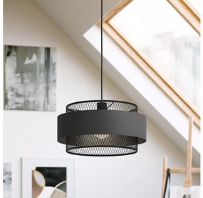 Eglo 43668 - Lampadario su corda BAZELY 1xE27/40W/230V