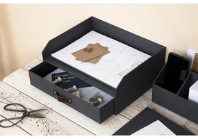 Organizzatore di documenti in cartone con cassetto Walter - Bigso Box of Sweden