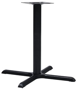 Gamba Per Tavolino Da Bistrò Nero 76x76x72 Cm İn Ghisa /