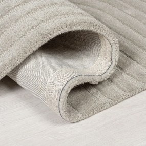 Tappeto in lana grigio 160x230 cm Zen Garden - Flair Rugs