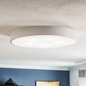 TEMAR LIGHTING Plafoniera Cleo, Ø 60 cm, IP20, bianco, metallo, E27