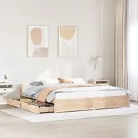 Letto senza Materasso 180x200 cm in Legno Massello di Pino 3301694