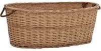 Cesta per Legna con Maniglie 88x57x34cm Salice Naturale cod mxl 43320