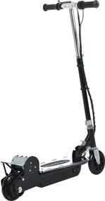 Monopattino Elettrico per Bambini 120W Pieghevole con Freno e Cavalletto Nero...