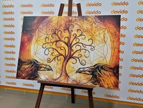Quadro su tela – Albero della vita magico