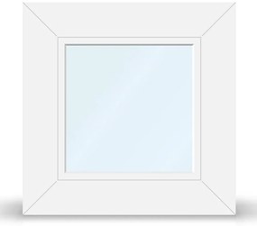 Finestre per abbaini, aluplast IDEAL 4000, bianco, 510 x 510 mm, 1 anta, vetri fissi, configurazione individuale