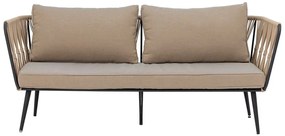 Divano da giardino beige Pavone - Bloomingville