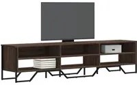 Mobile Porta TV Rovere Marrone 180x34x41cm in Legno Multistrato 848578