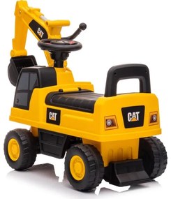 Bici a spinta scavatore CAT 2xAA giallo/nero