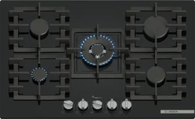 Serie 6 PPQ7A6I40. Colore del prodotto: Nero, Posizionamento dell'apparecchio: Da incasso, Dimensione della larghezza del piano cottura: 75.2 cm.