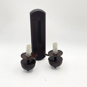 Brilagi - LED Applique COTTAGE 2xE14/40W/230V faggio/marrone