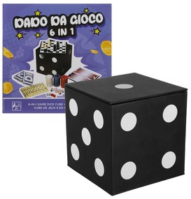 Set 6 giochi in 1 con poker, dama e scacchi