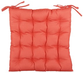 Cuscino sedia corallo 42x42 cm idrorepellente