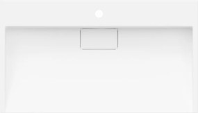 Mexen Ava lavabo da appoggio in conglomerato 1/O 80 x 46 cm, bianco - 23018001