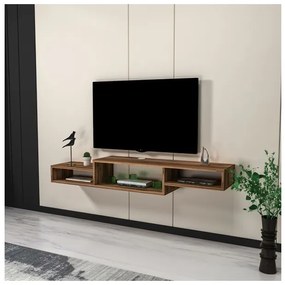 Mobile TV Sospeso 155x30x23 Con Vani A Giorno Lorenza Noce Chiaro