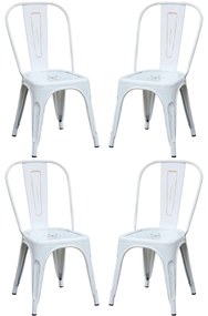 AGATHA - sedia industrial set da 4