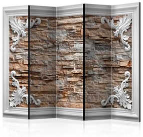 Paravento  Brick in the Frame (Brown) II [Room Dividers]  Colore ---, Dimensioni e Misure 225x172