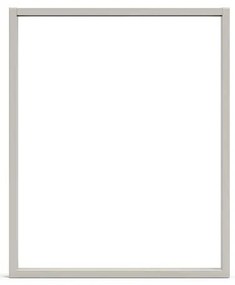 Gamba per mobili rettangolare STEELMI Rettangolo Tube in acciaio cromo opaco L 58 x P 8 x H 71 cm