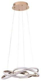 Lampadario a sospensione con filo LED dimmerabile LED/65W/230V 3000-6500K oro + telecomando