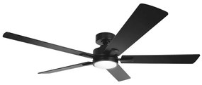 Aigostar-Ventilatore da soffitto dimmerabile a LED LED/20W/230V 2700-6500K 132cm+RC marrone