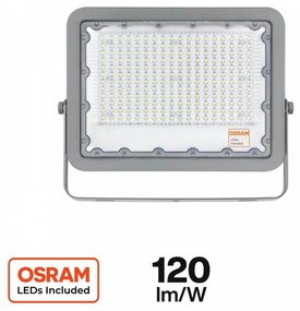 Proiettore LED 150W IP65, 120lm/W - LED OSRAM Colore Bianco Caldo 3.000K