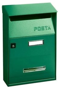 Alubox Cassetta Postale Serie EFFE Verniciato Verde