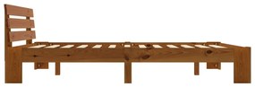 Giroletto marrone miele in legno massello di pino 180x200 cm