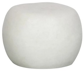 Tavolino bianco rotondo ø 50 cm Pebble - vtwonen