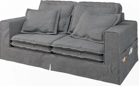 Divano grigio 196 cm Nora – Ropez