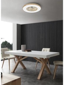 Ventilatore da soffitto Woody trasparente, D. 60 cm