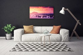 Foto quadro su tela Paesaggio marino 100x50 cm