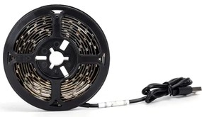 Aigostar - Striscia LED 2m LED/4,9W/5V 6500K IP65 nero