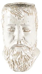 Vaso in gres bianco Calvi - Villa Collection