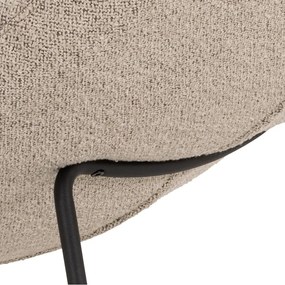 Lettino in bouclé beige Chaplin - Actona