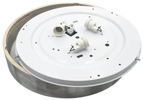 Brilagi - Plafoniera PINO 3xE27/15W/230V in pino/argento diam. 47,5 cm