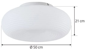 Lucande Smart LED plafoniera Bolti, bianco, RGBW, CCT, Tuya
