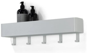 Mensola da bagno in acciaio a parete bianca Multi - Spinder Design